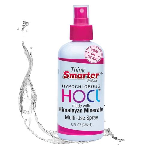 HOCL All-Purpose Cleaner with Hypochlorous Acid, All-Natural Surface Cleaner, & Skin Hydrator 8fl oz Clear Spray