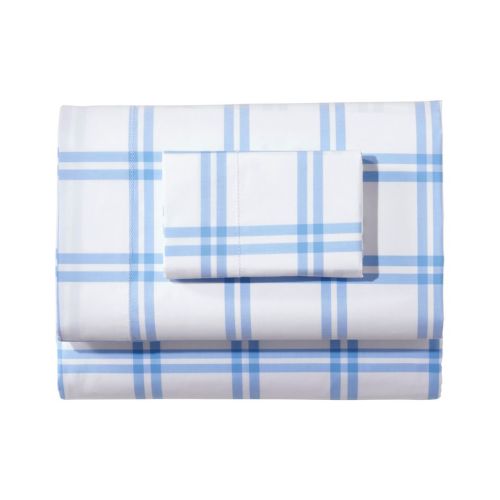 280-Thread-Count Pima Percale Sheet Collection, Windowpane
