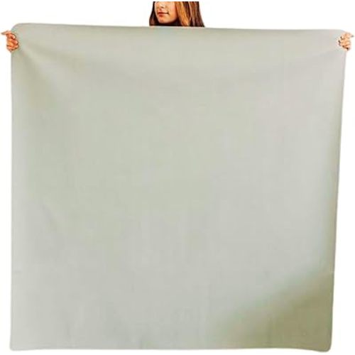 Uniklook Vegan Leather Mat Multipurpose Playmat Kids Infant Picnic Blanket - Waterproof Baby Splat mat for High Chair Sand Proof Beach Blanket Indoor Outdoor (Sage+Dawn Blue)