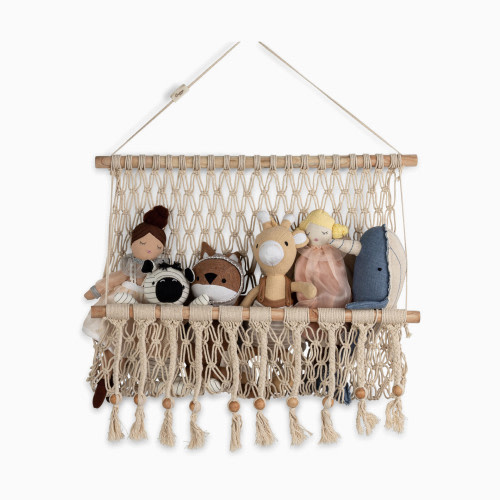 Crane Baby Willow Macrame Storage Wall Decor - Natural