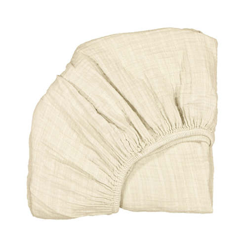 KIMI Fitted Sheet White - 100% Organic Cotton
