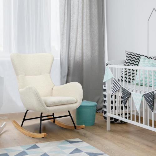 BuxwellBang Comfy Rocking Chair for Nursery - Glider Chair with - TikTok Shop