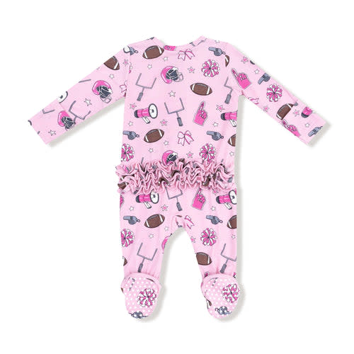 2 Way Zipper Ruffle Back Footie – Angel Dear