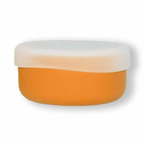 modern-twist Baby Snack Bowls 100% plastic free silicone, waterproof, dishwasher safe, Orange