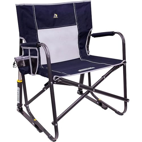 GCI Outdoor Freestyle Rocker XL Portable Folding Rocking Chair and Outdoor Camping Chair