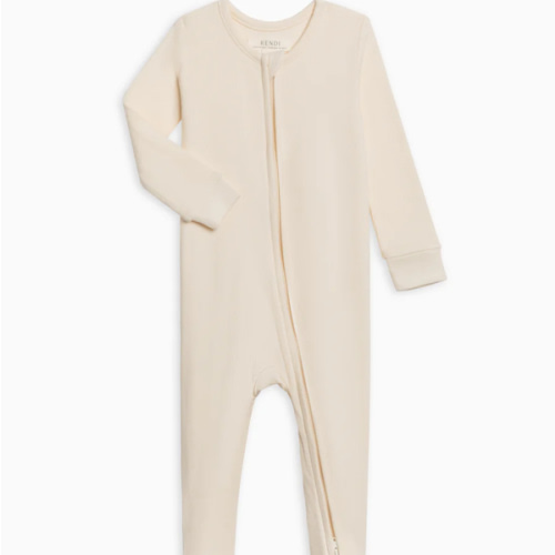 Kit Ribbed Zipper Sleeper