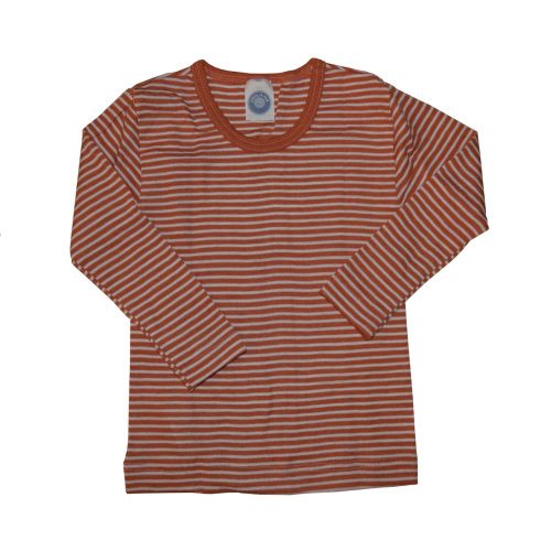 Organic Wool/Silk Long Sleeved Kids Shirt | Cosilana