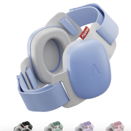 Alpine Muffy Baby Comfort - Protects Hearing for Babies and Toddlers - CE & ANSI Certified - Unique Headband for Safe fit & Comfort - Multi-adjustable for Ages 3-48 Months, 24dB Sound Reduction, Green