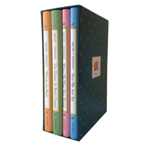 Pooh's Library: Winnie-The-Pooh, The House At Pooh Corner, When We Were Very Young, Now We Are Six (Pooh Original Edition)