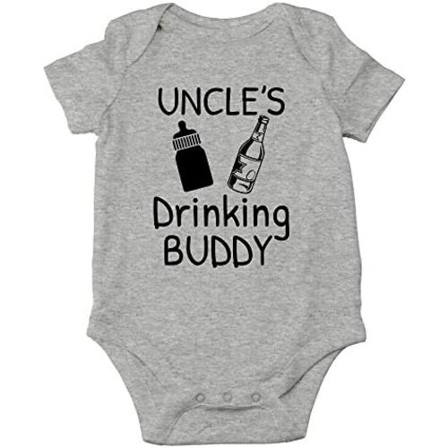 Uncles Drinking Buddy Baby Bodysuit