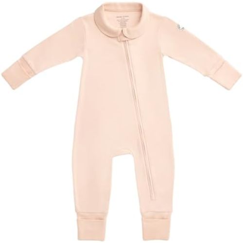 MON CHOU Convertible Footie Pajamas - Soft Organic Cotton Baby Pajamas - 100% Pima Cotton PJ’s & Luxury Newborn Sleepers