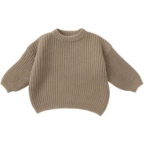 CIYCUIT Toddler Baby Girl Boy Sweater Fall Winter Long Sleeve Knit Pullover Sweatshirt Outfit