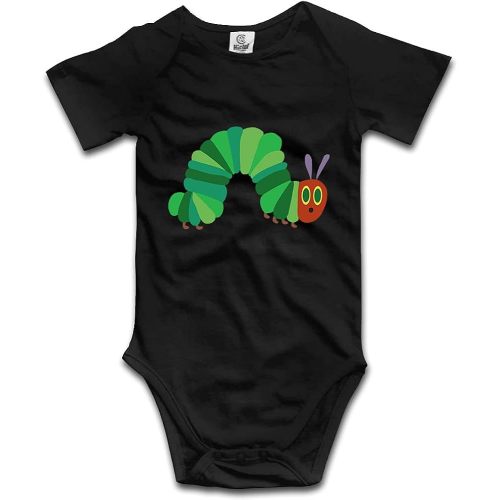 DOQOSESHY The Very Hungry Caterpillar Infant Girl Boy Bodysuit 0-24 Months Rompers Short Sleeve/Long Sleeve/Sleeveless