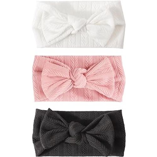 DRESHOW BQUBO Baby Bows Headbands Hairbands Hair Bow for Girls Newborn Infant Toddlers Hair Accessories