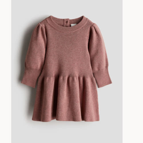 Fine-knit Cotton Dress