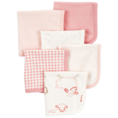 Baby 6-Pack Wash Cloths