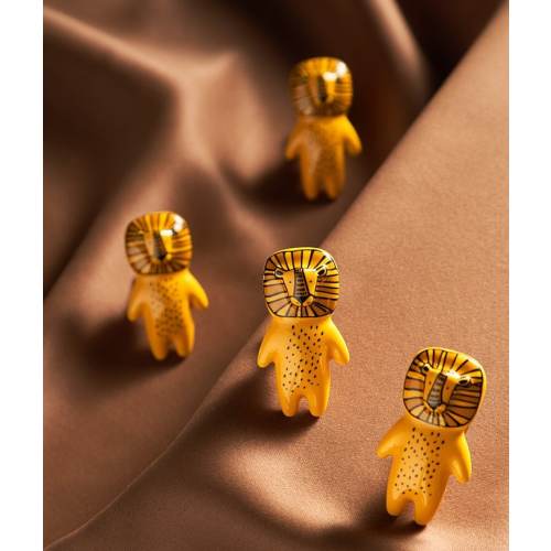 Ceramic Lion Knobs