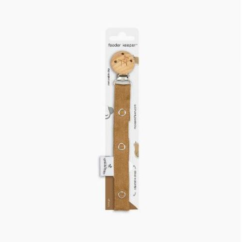 Moss and Fawn Linen Pacifier Cip Bloom
