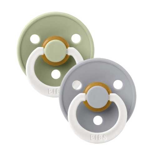 Bibs Pacifier Bibs 6-18m Set of 2 - Glow Sage (Size 2) - Clement