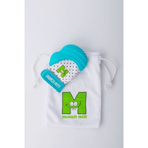 Malarkey Kids Munch Mitt, Aqua Blue, One Size