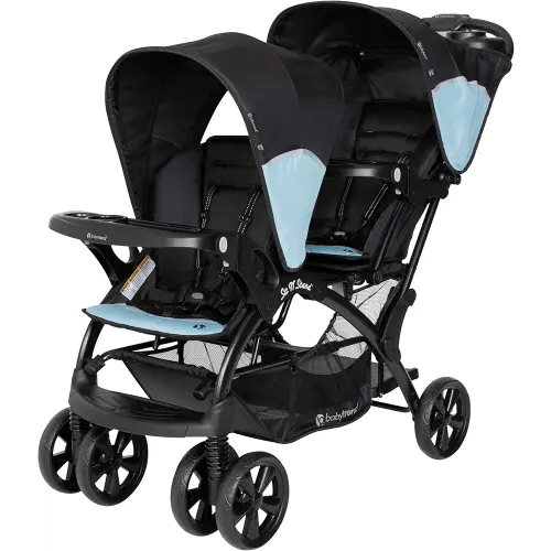 Baby Trend Sit N’ Stand® Double Stroller, Desert Blue