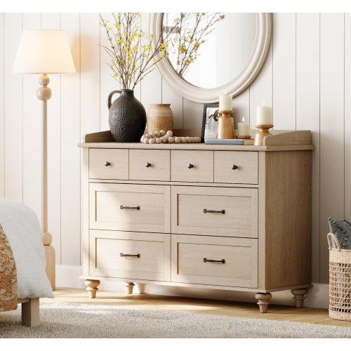 Laurel Foundry Modern Farmhouse® Allyssa 6 Drawer 47.2" W Dresser & Reviews | Wayfair