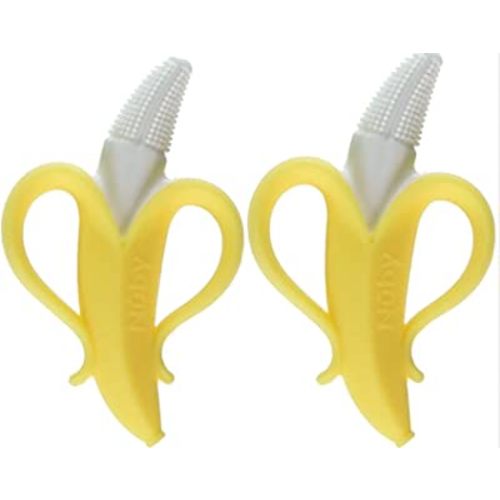 Nuby Nananubs Banana Massaging Teether (Pack of 2)