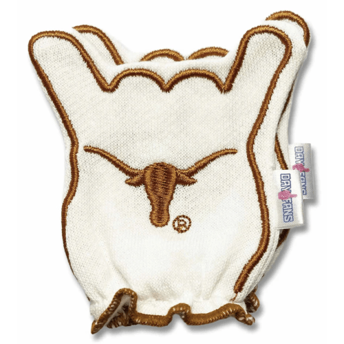 Texas Longhorns Hook'Em Mitts (Infant White)