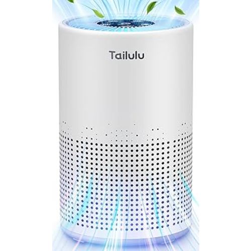Air Purifiers for Bedroom Home Pets 800 Ft², Tailulu H13 True HEPA Air Filter Portable Air Purifier with Sleep Mode, Speed Control,Timer,Quiet Air Cleaner For Odor Dust Smoke Pollen 15db AP050