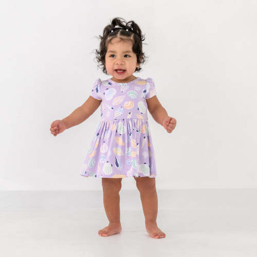 Sandy Treasures Skater Dress with Bodysuit - Little Sleepies