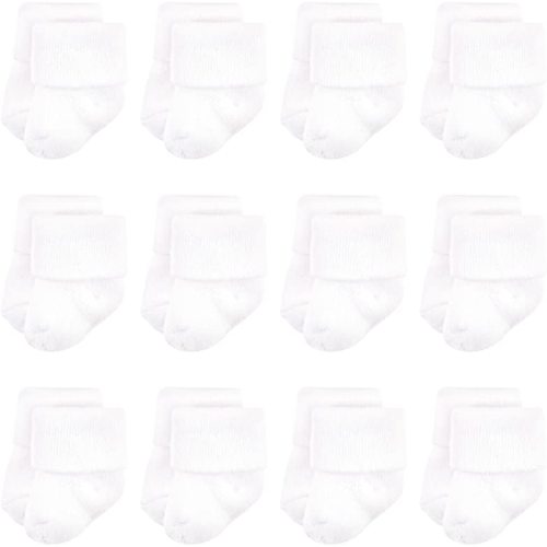 Luvable Friends Unisex Baby Newborn and Baby Terry Socks