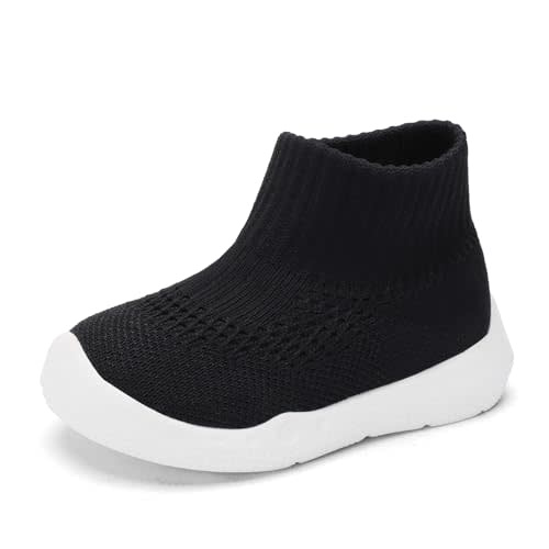 Engtoy Baby Shoes Baby Sock Shoes Baby Walking Shoes Infant Non-Slip Breathable Slippers with Soft Rubber Sole Baby Boys Girls Slip On Sneakers