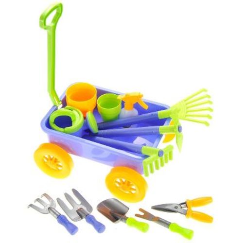 Garden Wagon & Tools Toy Set