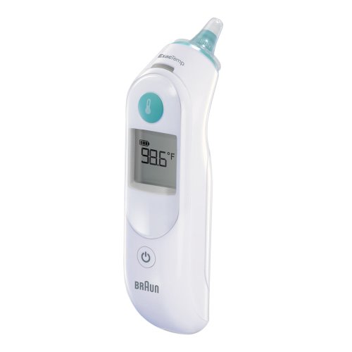 Braun ThermoScan 5 Digital Ear Thermometer, IRT6020US, White