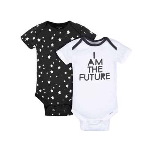 Onesies Brand Baby Neutral Short Sleeve Bodysuits, 2-Pack, Newborn - 6/9 Months