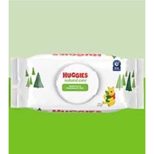 Huggies Natural Care Sensitive Baby Wipes, Hypoallergenic, 99% Purified Water, 3 Refill Packs (624 Wipes Total) - 208 Count (Pack of 3)