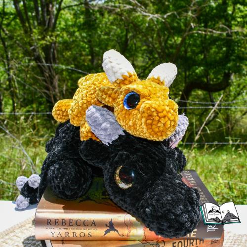 Fourth Wing Dragon Plushie, Fourth Wing Merch, Tairn and Andarna, OFFICIALLY LICENSED