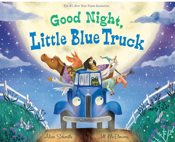 Good Night, Little Blue Truck: A Heartwarming Bedtime Story about Trucks, Farm Animals, and Friendship, For Kids (Ages 4-8)