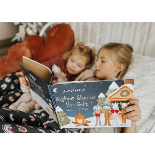 Plush Otter & Kids Book on Connecting w/ Others | Slumberkins - Otter Snuggler
