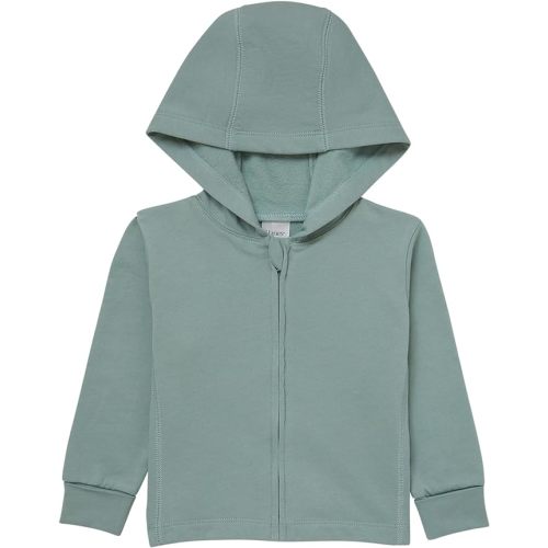 Hanes Unisex-Baby Pure Comfort Organic Hoodie, French Terry Full-Zip Hooded Sweatshirt, Infant Boys & Girls - 6 Months - Green