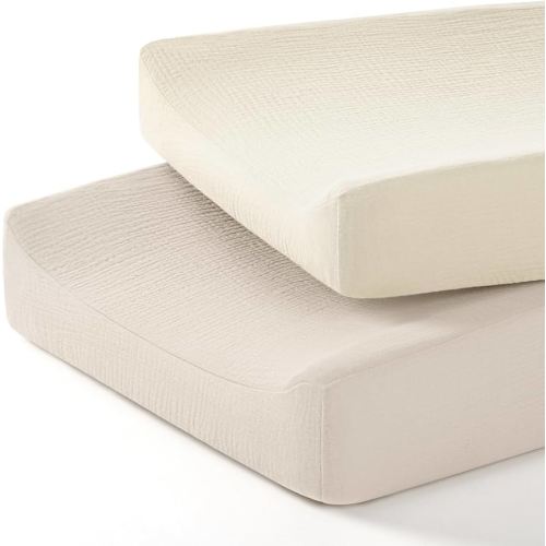 lulumoon Baby Changing Pad Cover: Muslin Diaper Changing Table Pad Cover - Changing Pad Sheets for Girls Boys