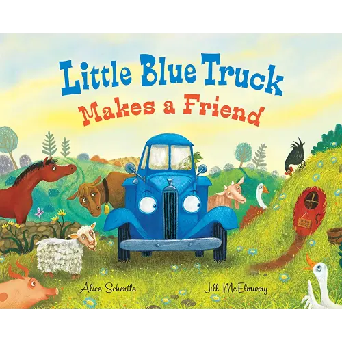 Little Blue Truck Makes a Friend: A Friendship Book for Kids