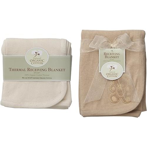 American Baby Company Swaddle Blanket Gift Set Made with Organic Cotton