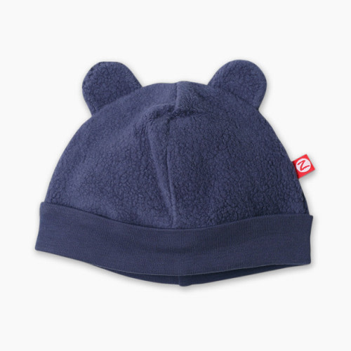 Zutano Cozie Fleece Hat - Navy, 0-3 M