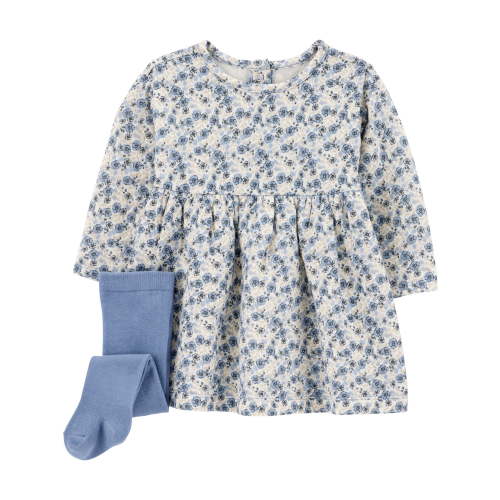 Carter's Child of Mine Baby Girl and Toddler Dress Set, 2-Piece, Sizes 0/3-24 Months