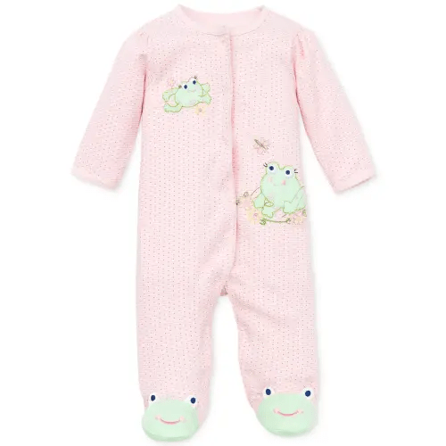 Little Me
Baby Frogs Snap Up Footed Cotton Coverall Newborn