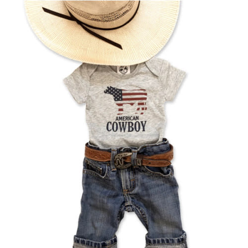 American Cowboy Onesie – Cowkid Clothing Company