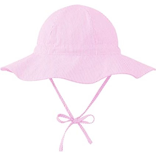 Zando Baby Boy Beach Hat Baby Girl Sun Hat UPF 50+ Toddler Caps for Boys Girls Infant Wide Brim Hats Baby Bucket Hat