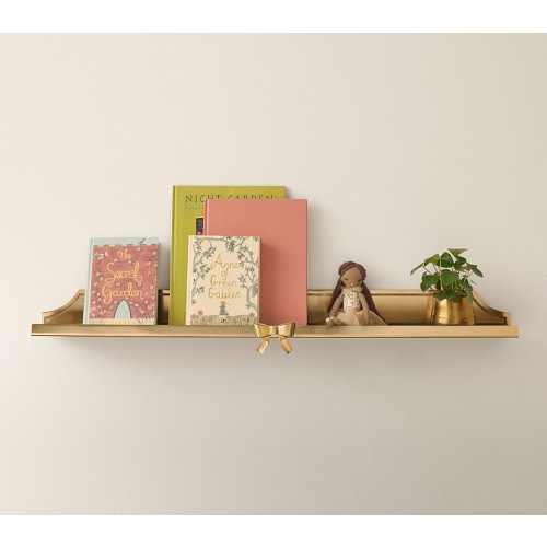 Ava Ribbon No Nails Metal Ledge 36" | Pottery Barn Kids