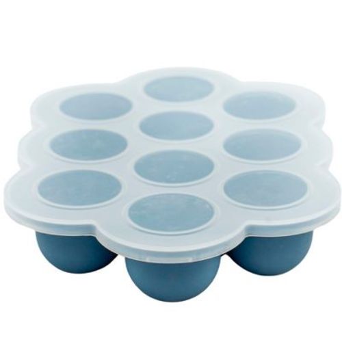 Weesprout Silicone Baby Food Freezer Tray With Clip-on Lid (navy, Ten 1.5 Ounce Sections)